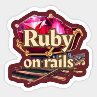 Ruby on rails Sticker